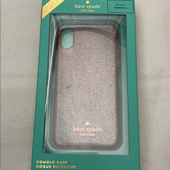 kate spade Accessories - Kate Spade iPhone X Rose Gold Ombré Case